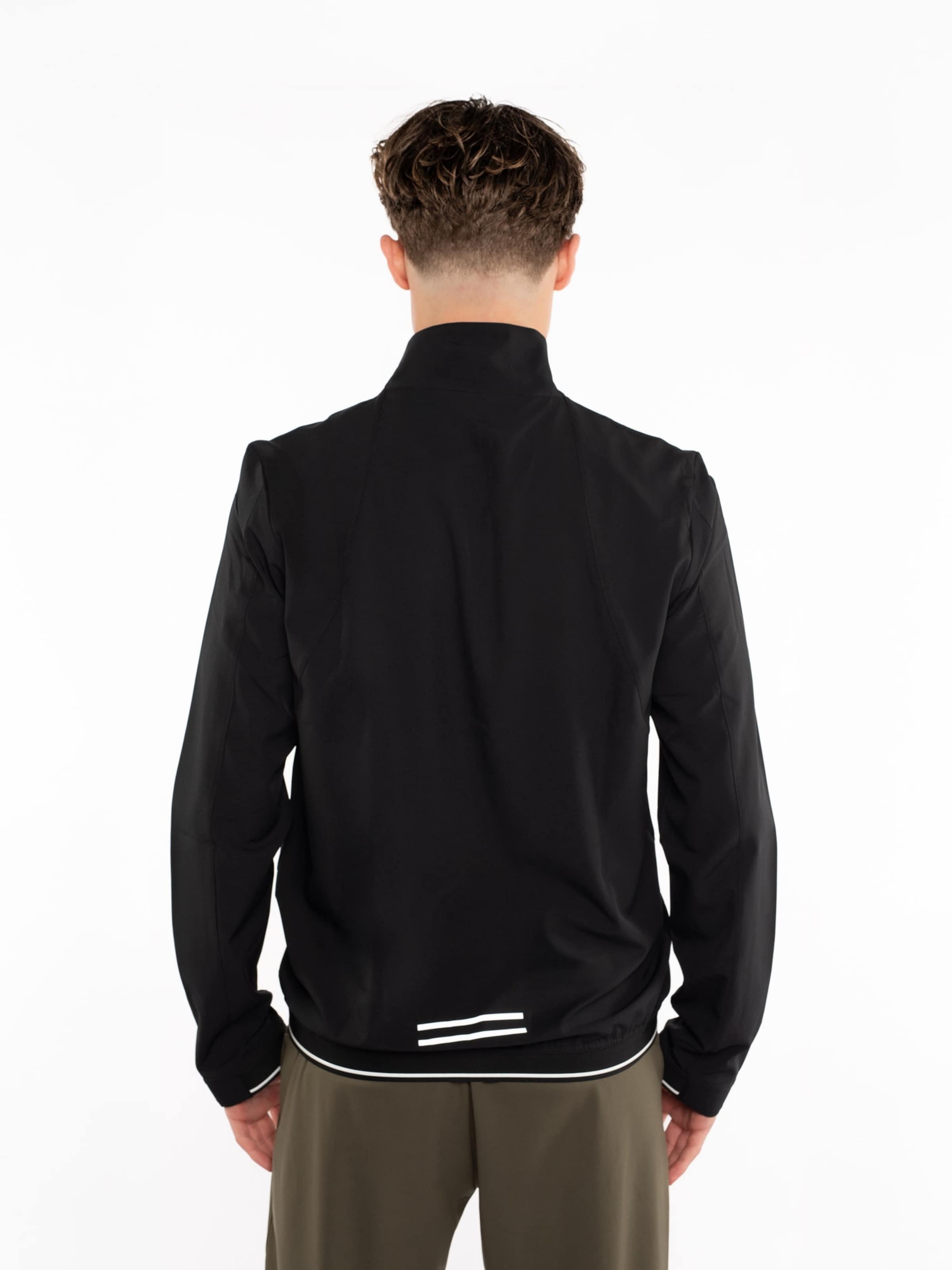 mymotus Sports jacket 'mymotus®, pull-on jacket, black, RM33' in Black