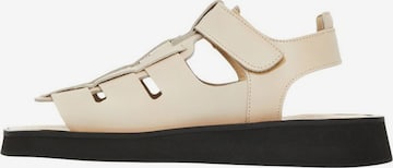 Sandales SELECTED FEMME en beige : devant