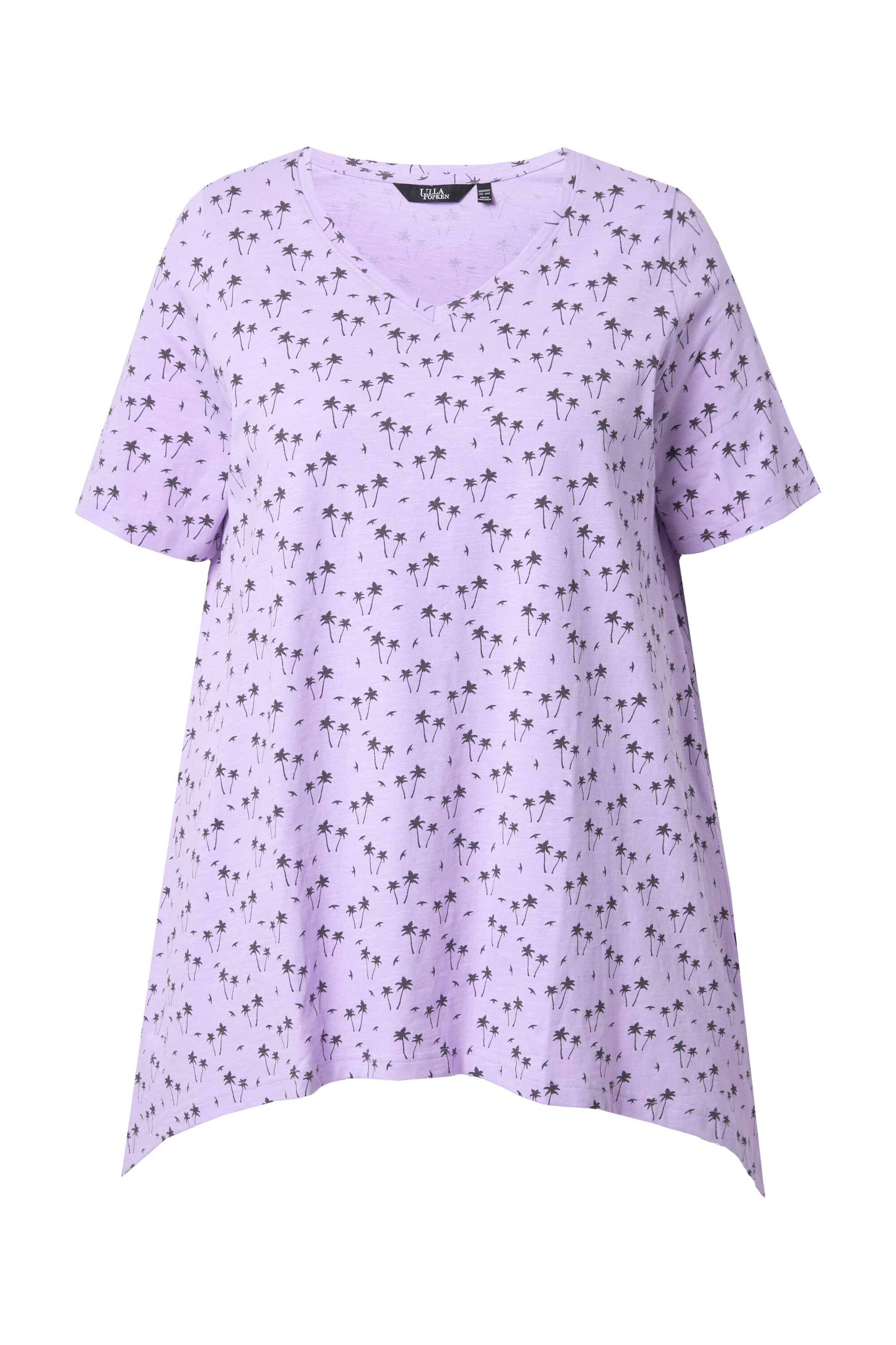 T-shirt Ulla Popken en violet : devant