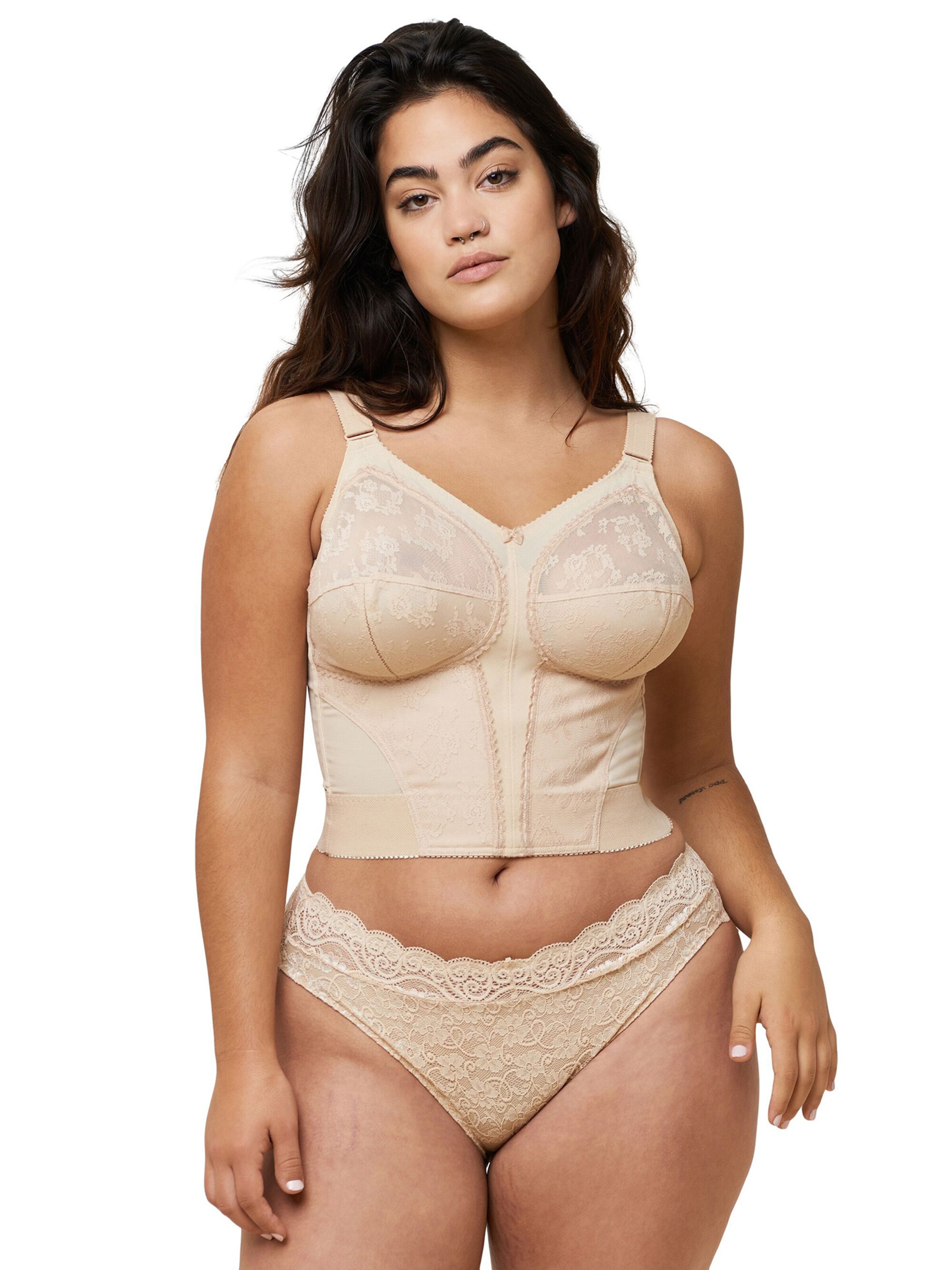 Corsage ' Doreen ' TRIUMPH en beige : devant