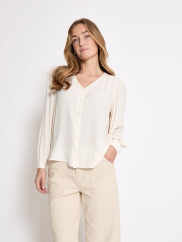 minus Blouse 'Liliana' in Beige: voorkant