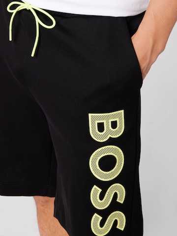 Regular Pantaloni 'Heos' de la BOSS Green pe negru