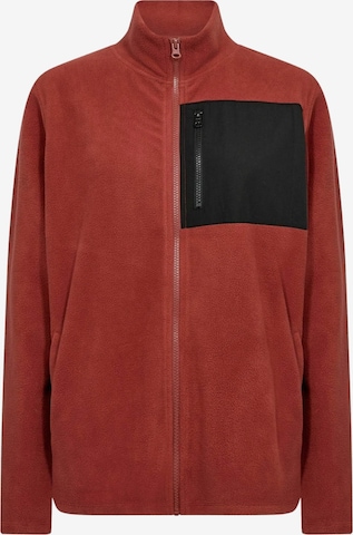 Soyaconcept Fleecetakki 'Felica' värissä punainen: etupuoli