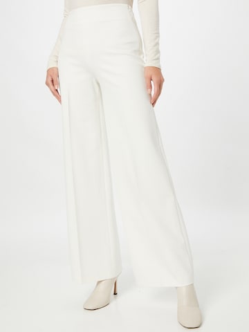 DRYKORN Wide leg Pantalon 'BEFORE' in Wit: voorkant