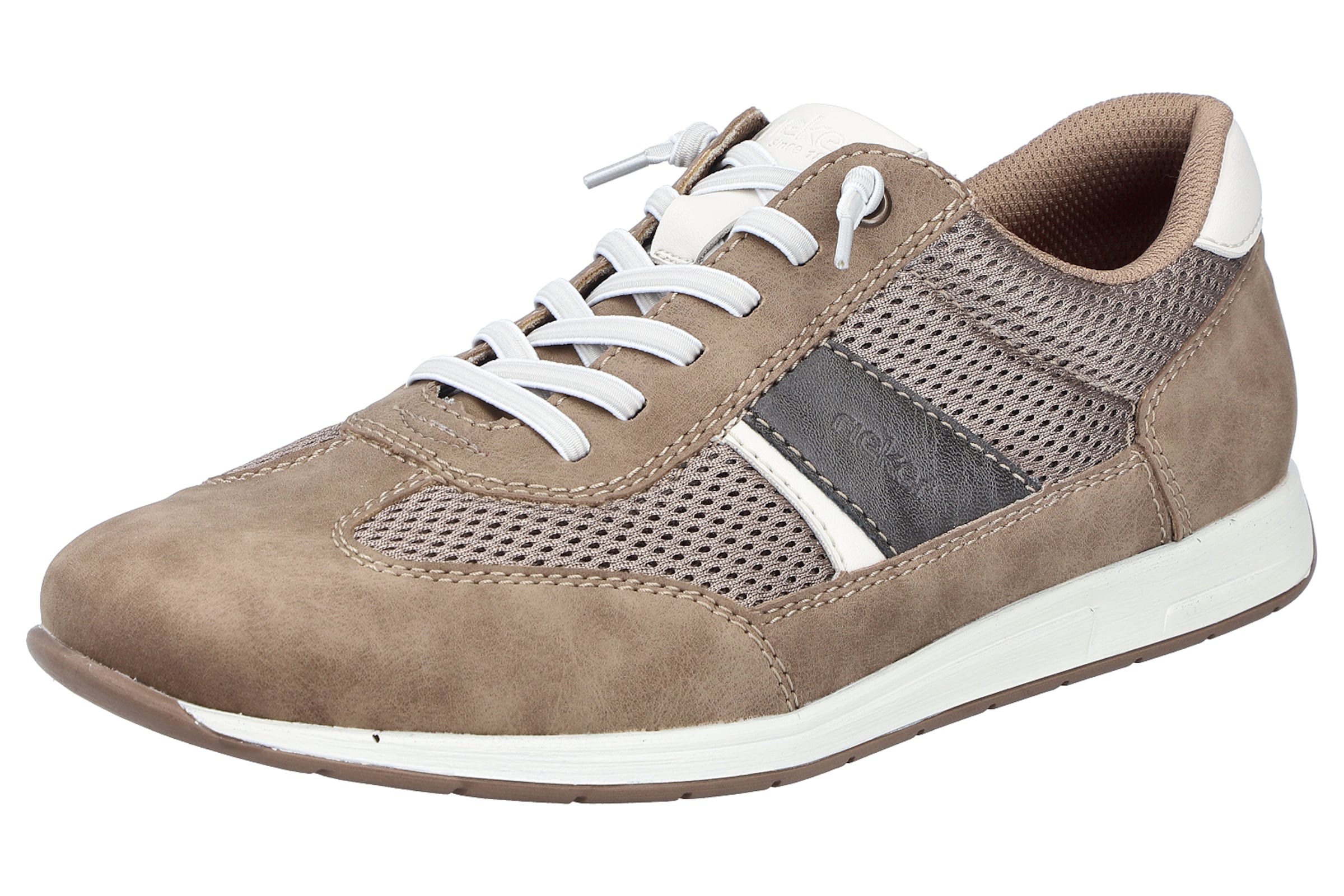 Rieker Sneakers in Dark beige / Brown / White, Item view