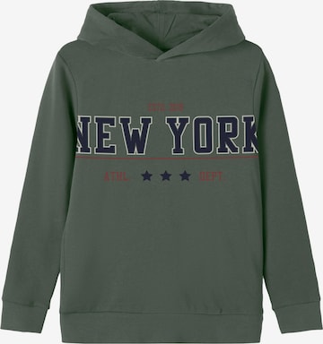 NAME IT Sweatshirt 'Livos' in Green: front