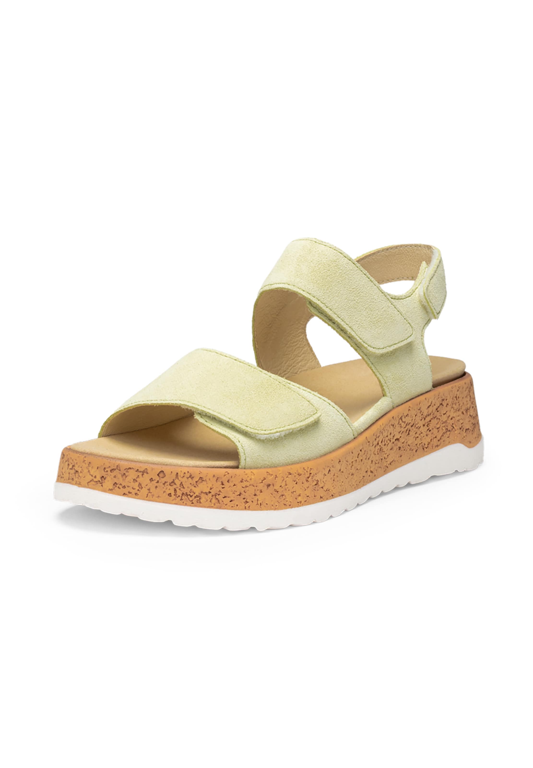 Sandales VITAFORM en jaune : devant