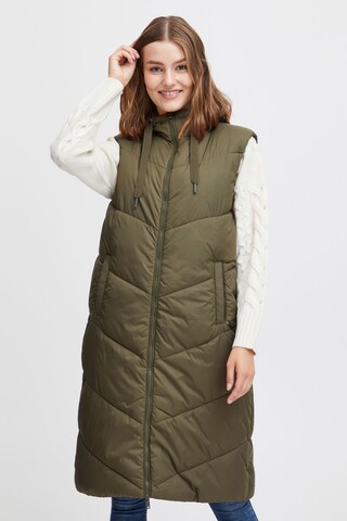 Oxmo Vest 'Bolyn' in Green: front