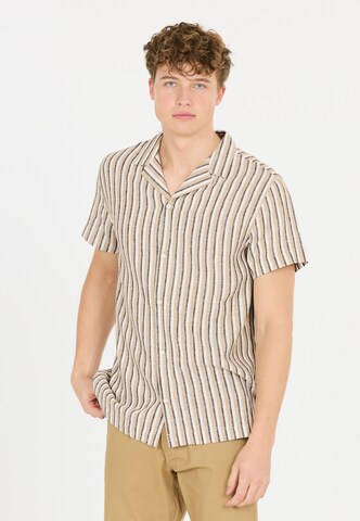 Cruz Regular fit Button Up Shirt 'Camilo' in Brown: front