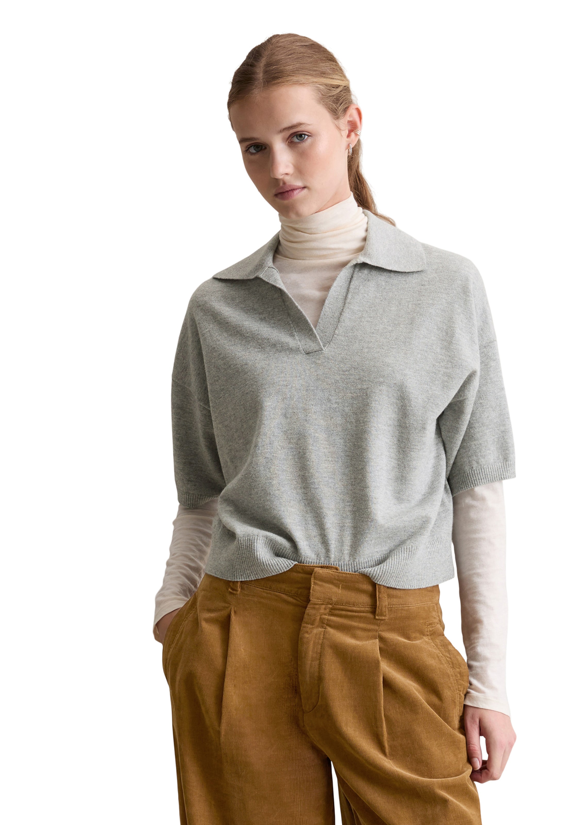 Marc O'Polo DENIM Shirt in Grey: front