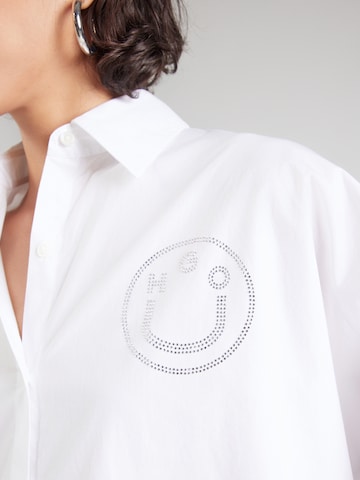 HUGO Blouse 'Edafne_B' in White