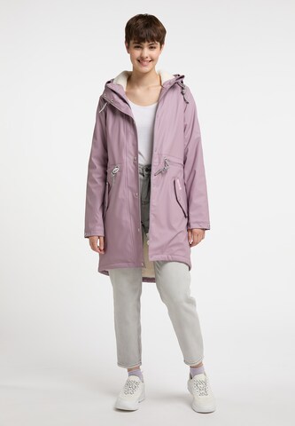 MYMO Between-Seasons Parka in Purple