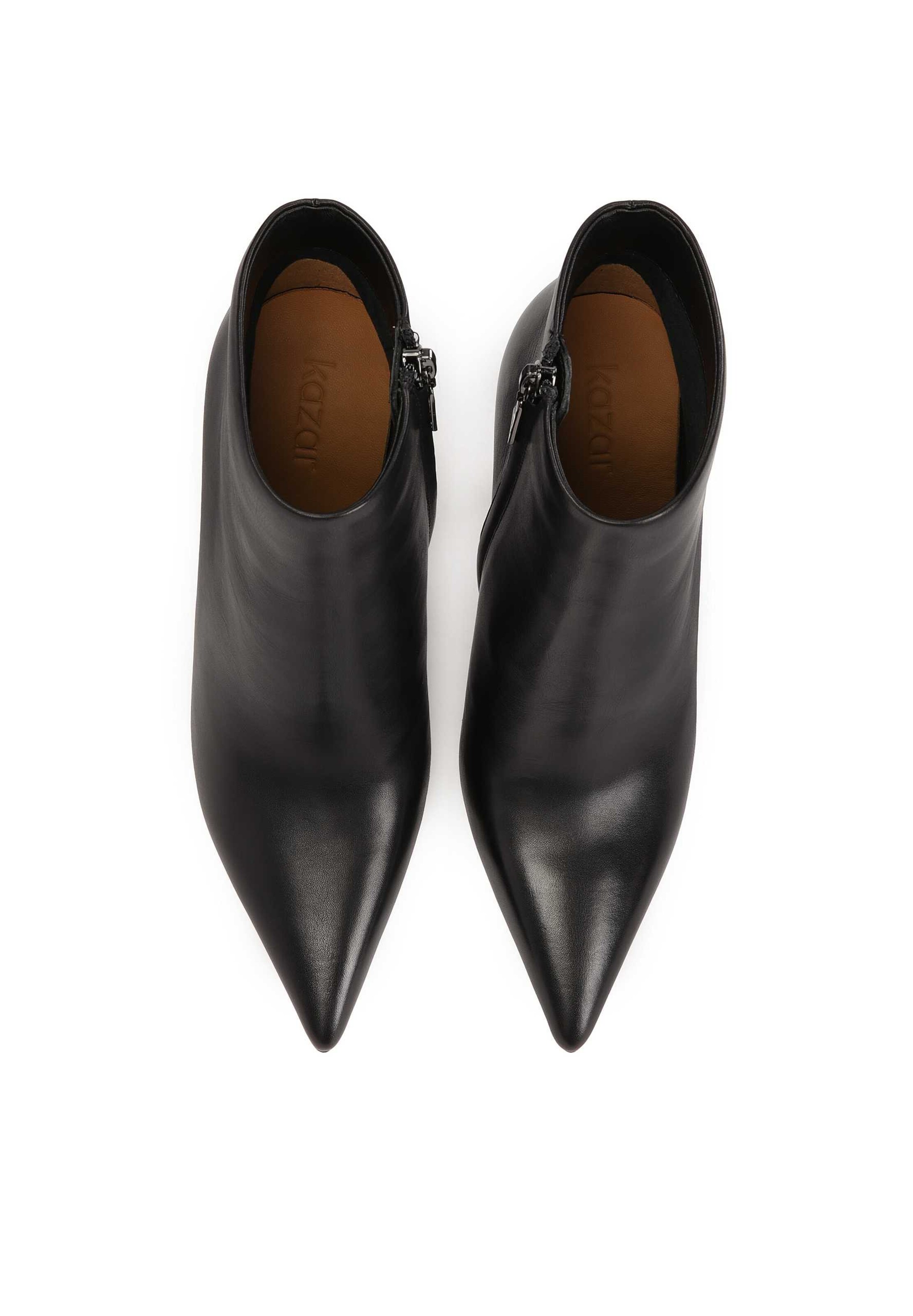 Kazar Enkellaarsjes in Zwart