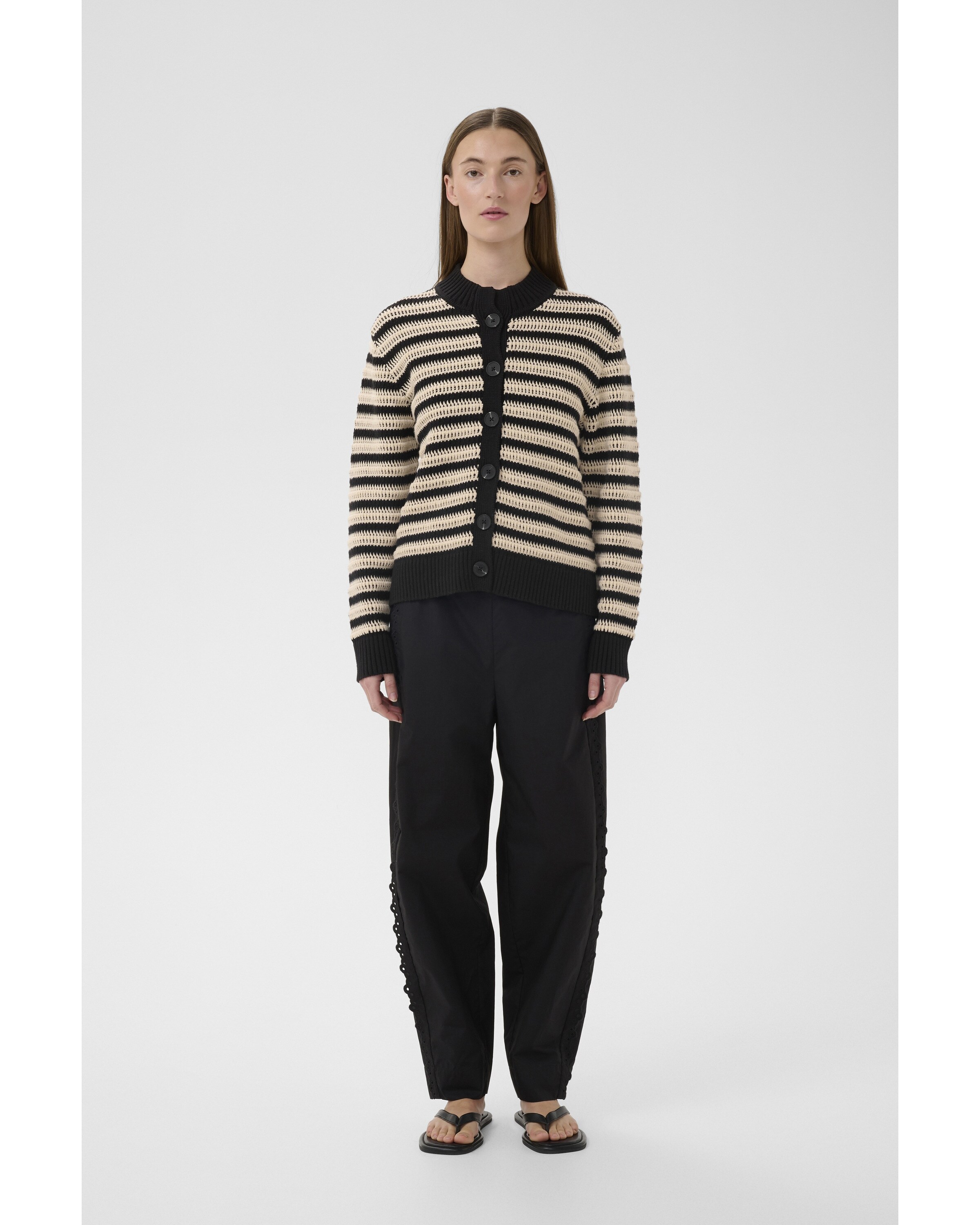 InWear Knit Cardigan in Black