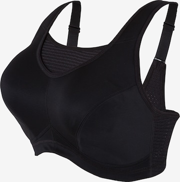 GLAMORISE Bralette Bra in Black: front