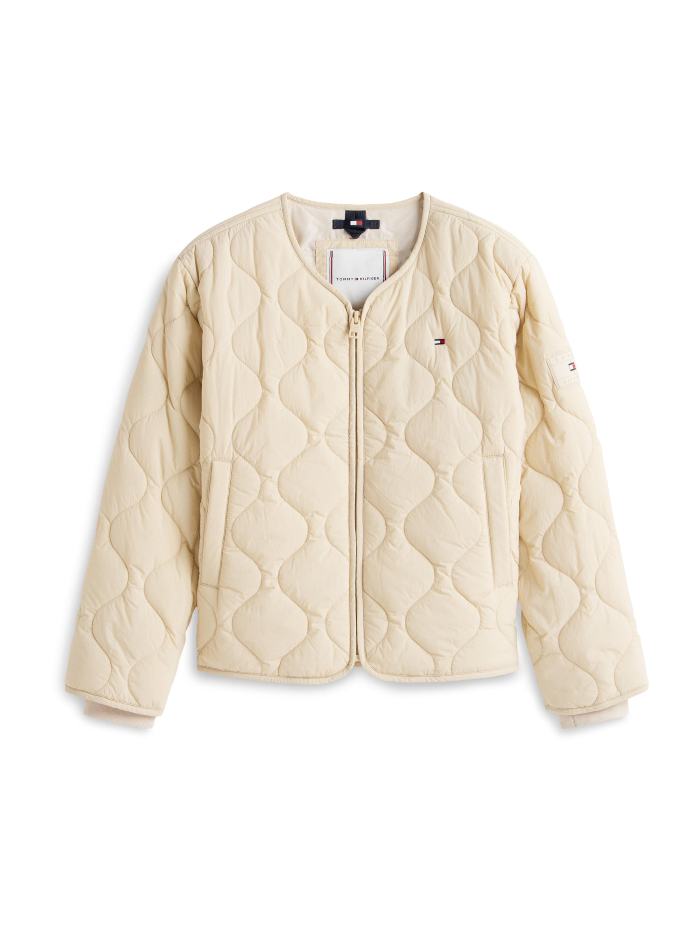 TOMMY HILFIGER Prechodná bunda - Béžová: predná strana