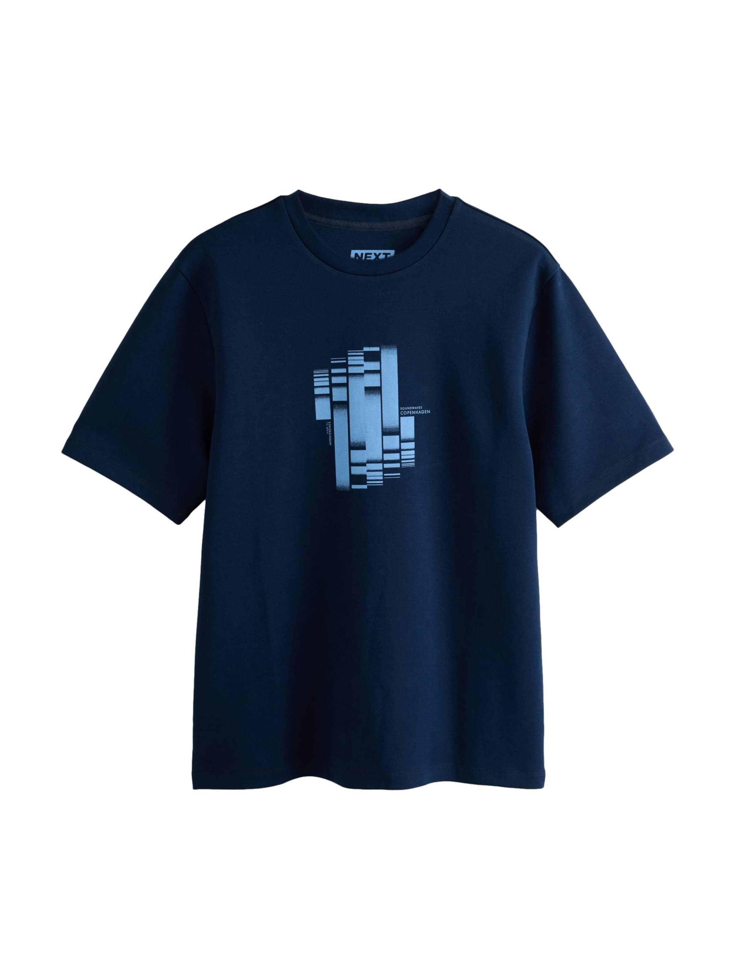 Next Shirt 'Motionflex' in XS in marine blue / Light blue, Item view