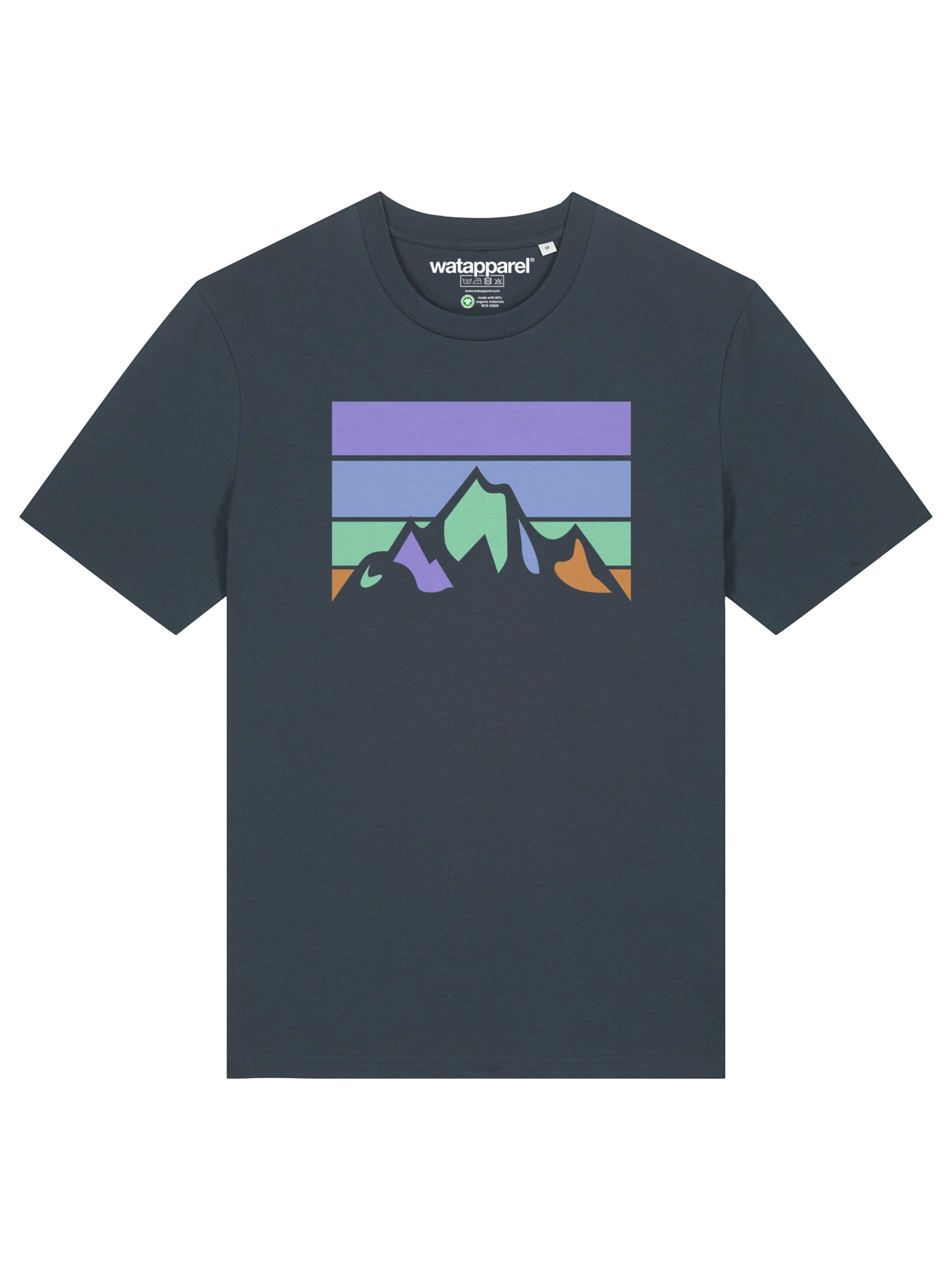 Maglietta di Watapparel in grigio: frontale