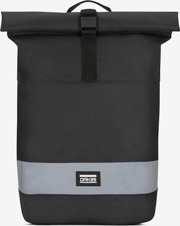 OAK25 Backpack 'Everyday Rolltop Bike' in Black: front