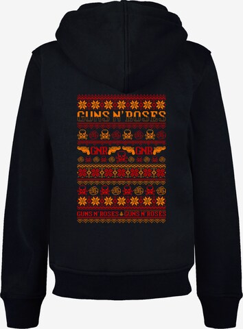 F4NT4STIC Hoodie 'Guns And Roses Weihnachten Christmas' in Schwarz