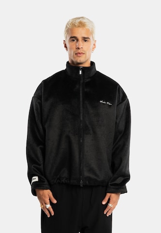Another Cotton Lab - Chaqueta polar 'Premium' en negro: frente