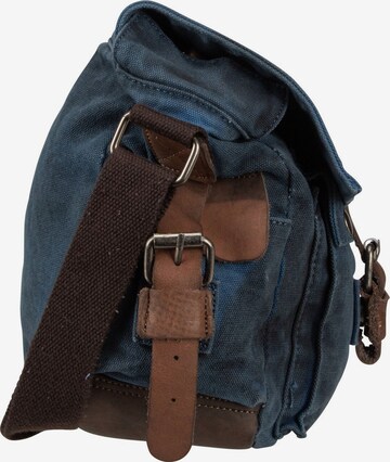 Borsa messenger 'Vintage' di GREENBURRY in blu