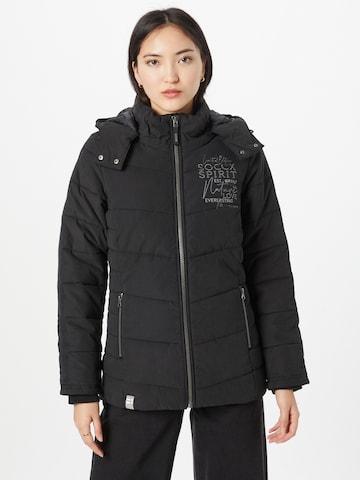 Soccx Winter Jacket in Black: front