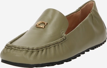 COACH - Mocassins 'RONNIE' em verde: frente