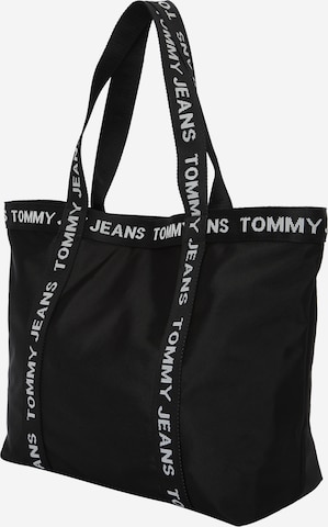 Tommy Jeans Shopper in Black: front