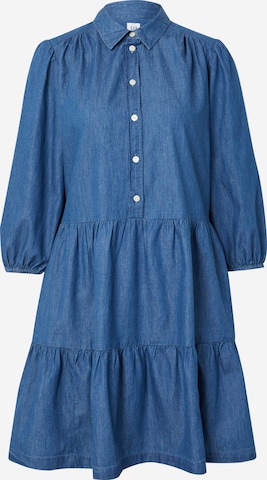 GAP Shirt Dress in Blue: front