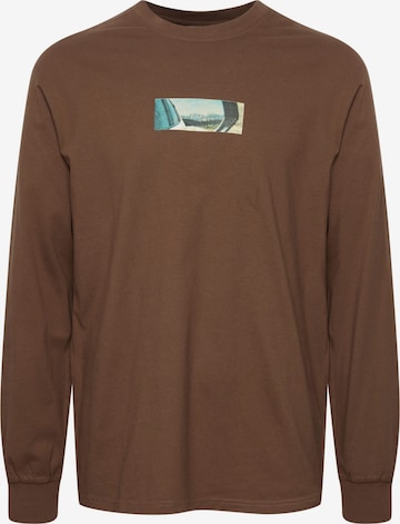 !Solid Sweatshirt in Brown: front