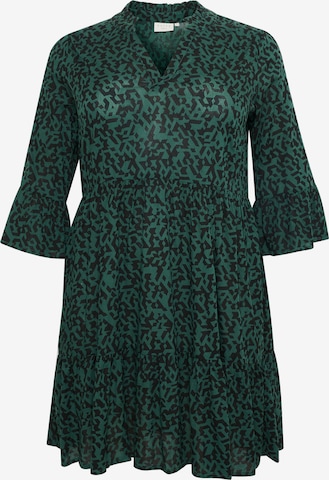 Robe 'Cedina' KAFFE CURVE en vert : devant
