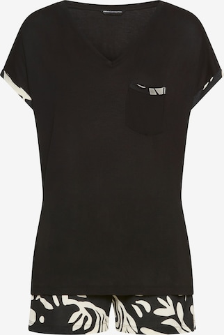 juoda FRENCH CONNECTION Pižama su šortais: priekis