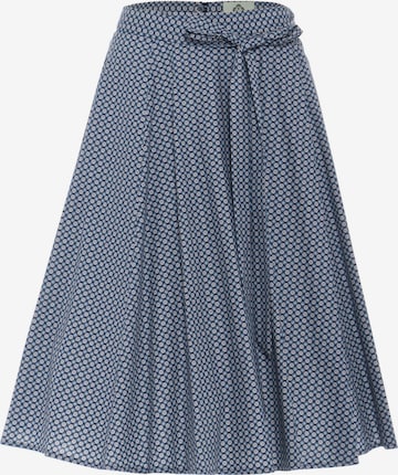 BERWIN & WOLFF Trachtenrock in Blau: Vorderseite