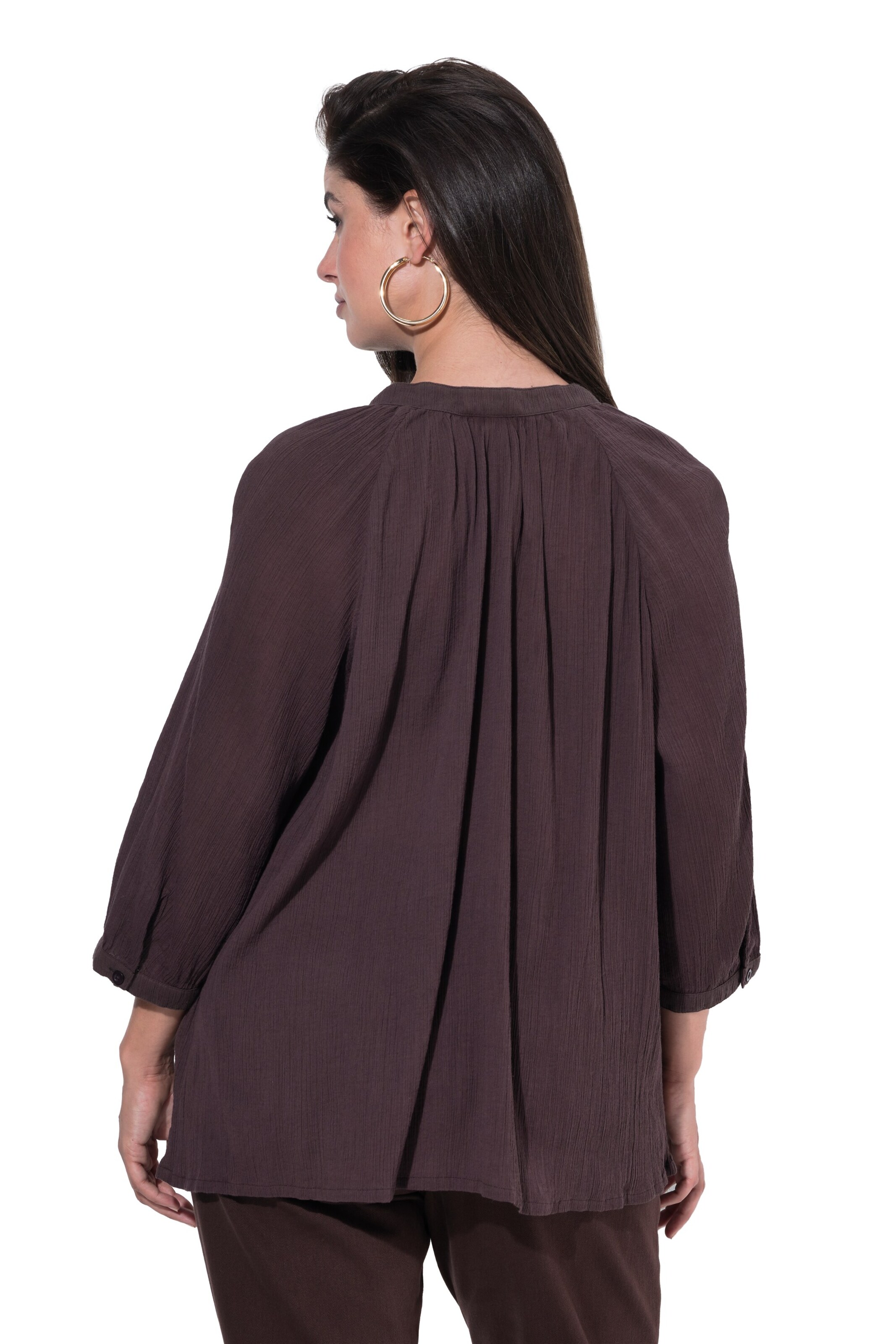 Ulla Popken Bluse in Braun
