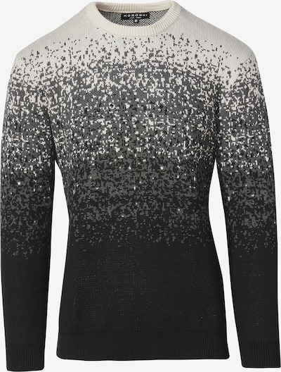 KOROSHI Sweter w kolorze szary / czarny / białym, Podgląd produktu