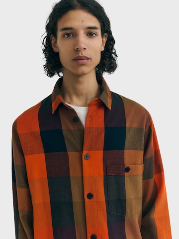 Thinking MU Regular Fit Hemd 'Theo' in Orange