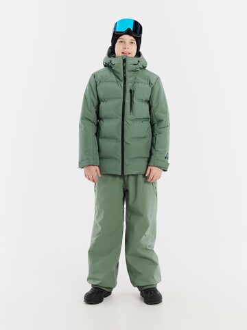 PROTEST Athletic Jacket 'PRTTumber JR' in Green: front