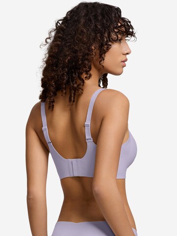 SHARICCA Push-up Bra 'SHARICCA Seamless Wireless Bra' in Purple