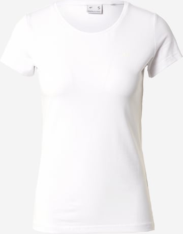 4F - Camiseta funcional en blanco: frente