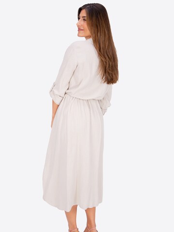 Robe-chemise 'Victoria' Seasons of April en beige