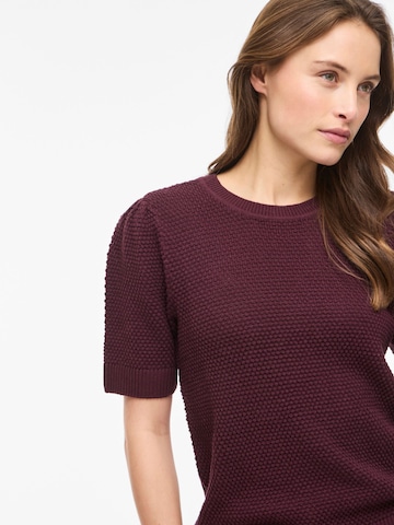 VILA Sweater 'VIDalo' in Red