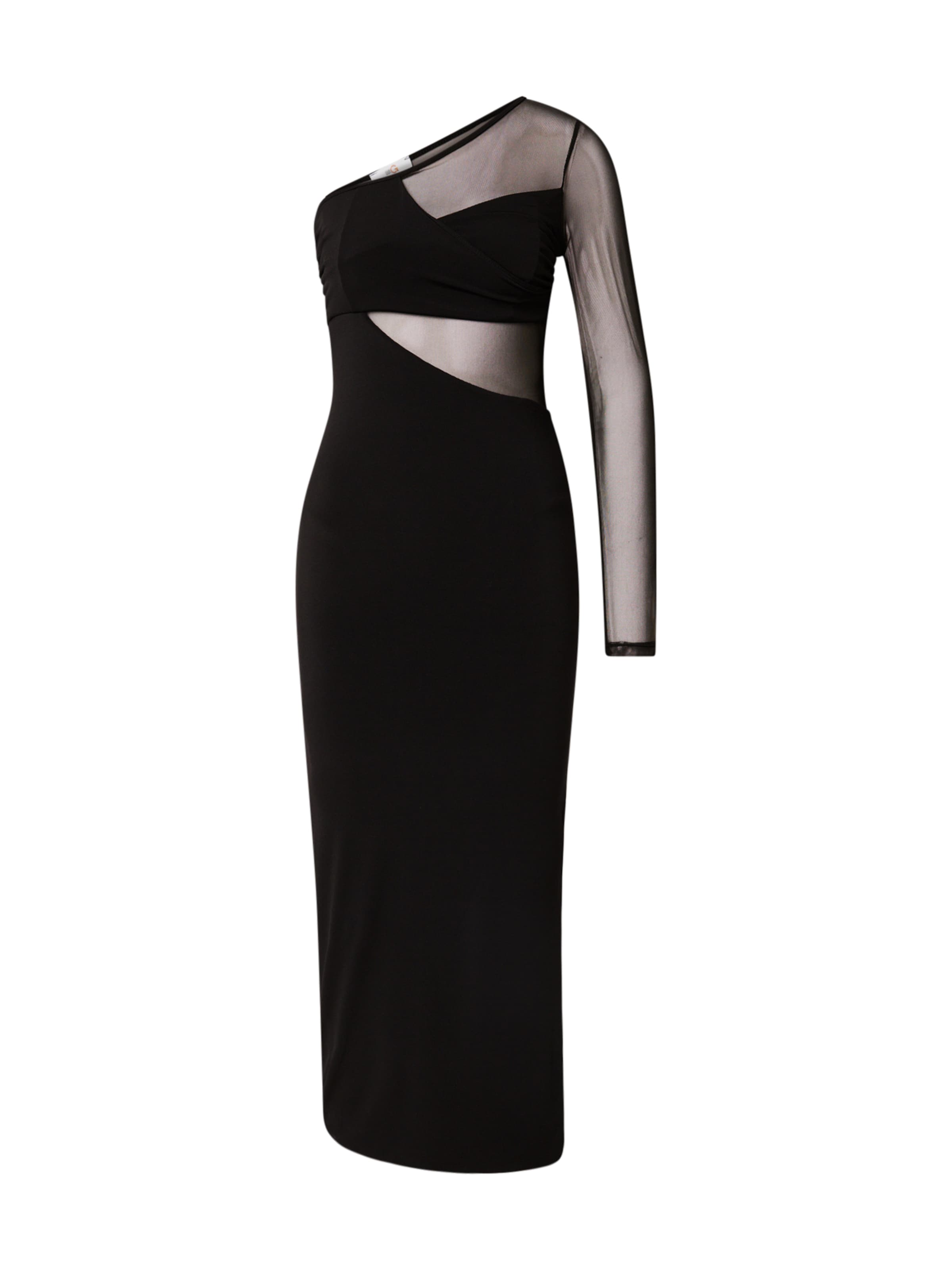 WAL G. Kokteilové šaty 'SOLADA' - Čierna: predná strana