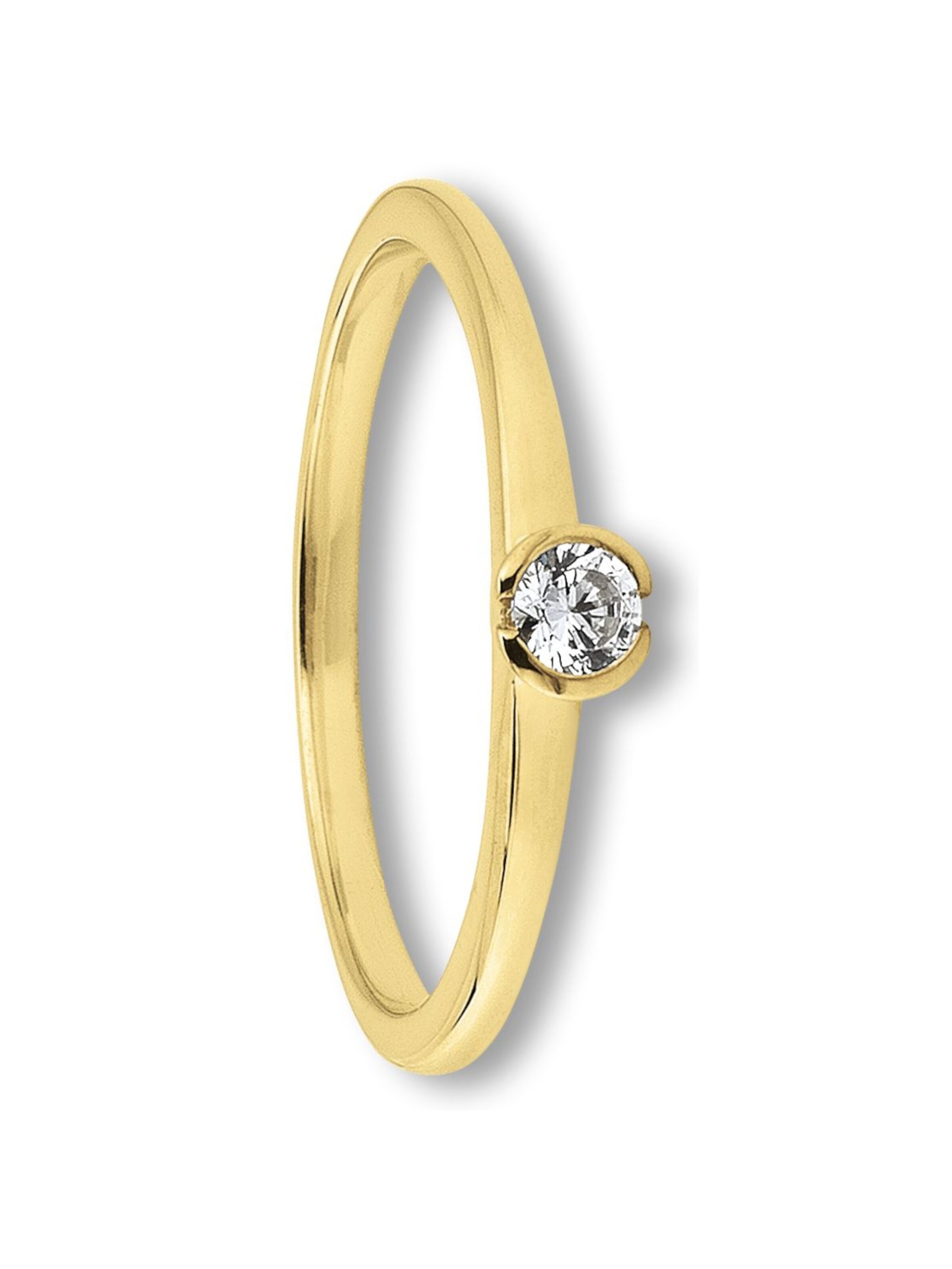 ONE ELEMENT Ring in Gold: Vorderseite