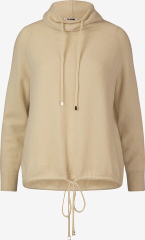 Rainbow Cashmere Sweater in Beige: front