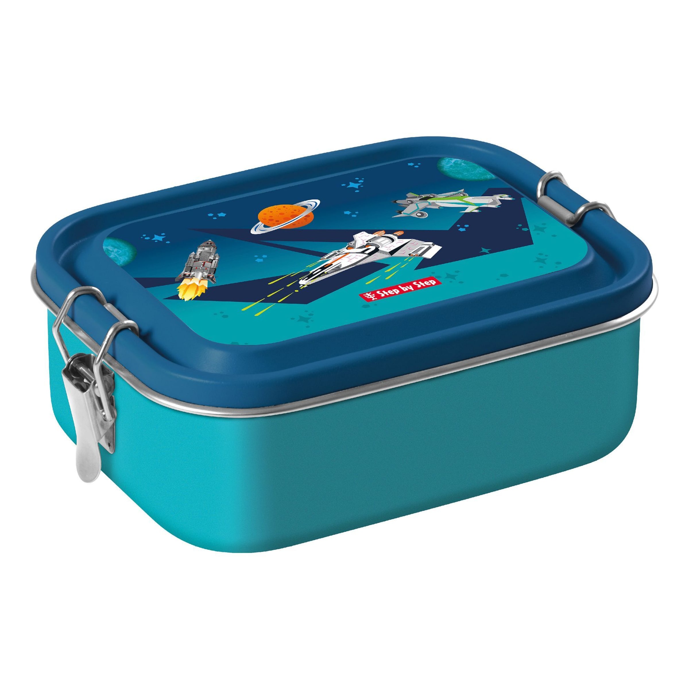 Service de vaisselle STEP BY STEP en bleu : devant
