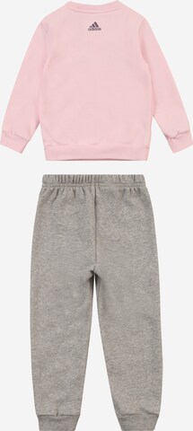 ADIDAS SPORTSWEAR Sweat suit 'Essentials Lineage' in Pink