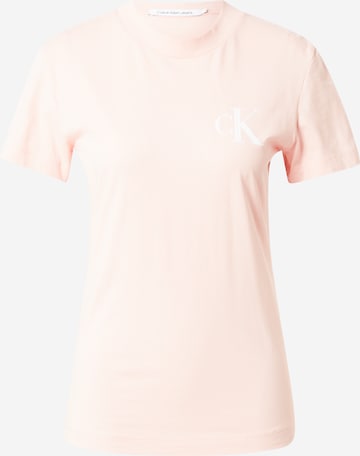 Tricou de la Calvin Klein pe roz: față