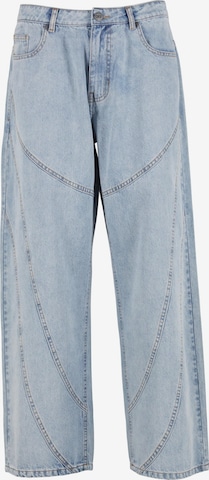 mėlyna DEF „Baggy“ Džinsai 'Seams': priekis