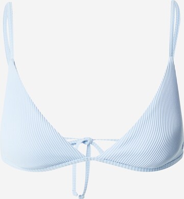 ROXY Triangle Bikini Top 'LOVE' in Blue: front